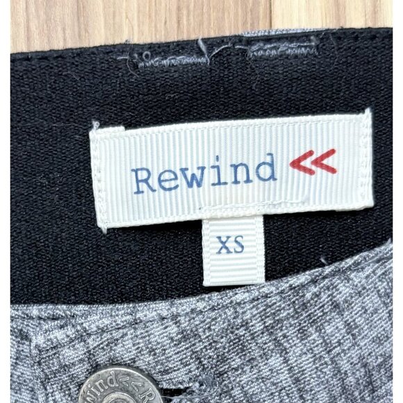 Rewind Heather Gray Slim Fit Pants XS - Picture 2 of 3